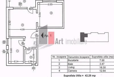 Apartament cu 2 camere semidecomandat, mobilat în Drumul Taberei