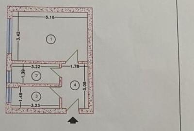Garsoniera Spatioasa / 1 Decembrie 1918 / 5 minute Metrou / 33 mp - 7