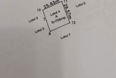 Teren de 755 mp, în Proaspeți - 2