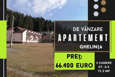 Apartament cu 3 camere în Ghelința
