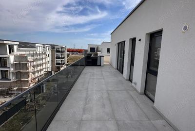 Proprietar ,inchiriez apartament 2 cam etaj retras 45 m terasa - 7