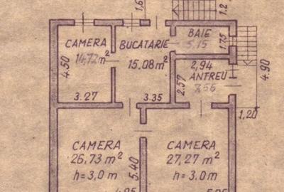 Casă cu 3 camere în Central - 1