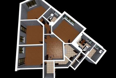 Apartament 5 camere, garaj, 2 boxe subsol, 4/6, bloc interbelic . - 14