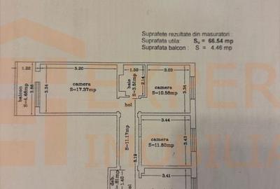 Apartament cu 3 camere decomandat în Tomis I - 13