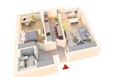 Apartament 2 camere nou-63 mp S.utilă - Zona Lacul Străulești-Mall Colosseum Apartament 2 camere nou-63 mp S.utilă - Zona Lacul Străulești-Mall Colosseum - 12