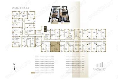 Apartament cu 2 camere decomandat în Republicii - 1