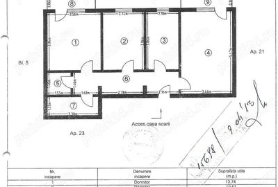 Apartament cu 3 camere decomandat în Central - 1