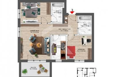 Apartament premium cu vedere integrala la Padurea Baneasa - Panoramic - 23