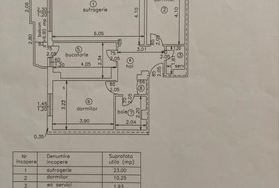 Apartament cu 3 camere decomandat în Central - 2