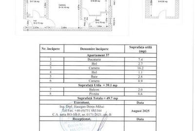 Apartament cu 2 camere semidecomandat în Exterior Vest - 7
