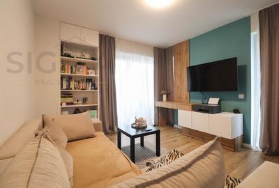 Apartament cu 2 camere semidecomandat, mobilat în Iris