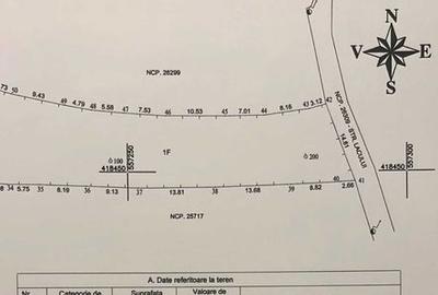 Teren de 841 mp, în Lipănești
