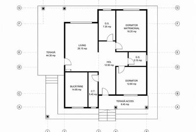 Casă cu 3 camere în Chicerea - 2