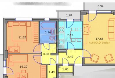 3 camere ,7/10, Politehnica-Str. Arinii Dornei.