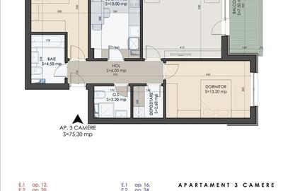 Apartament cu 3 camere decomandat în Prelungirea Ghencea - 15