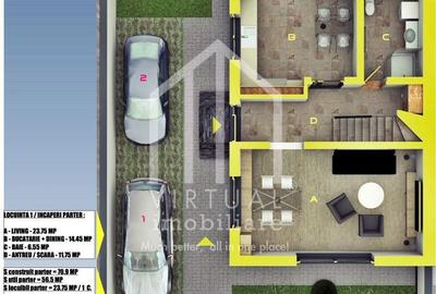 Casă cu 4 camere cu Teren 250 Mp în Central - 10