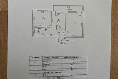 Apartament cu 2 camere decomandat în Obor - 6