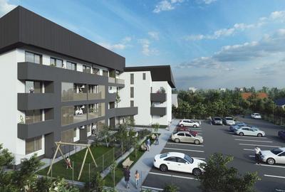 APARTAMENT NOU - 2 camere, parter, cu GRĂDINĂ, Complex LOGICENT; - 4