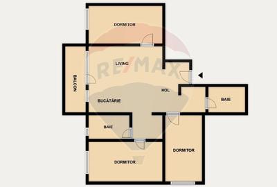 Apartament de vanzare - Sub Cetate - Floresti - 4 camere - parcare - 19