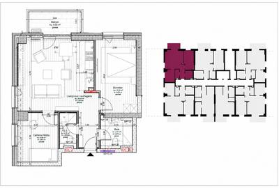 Apartament cu 3 camere decomandat în Tipografilor - 8