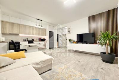 Apartament cu 3 camere semidecomandat, mobilat în Giroc