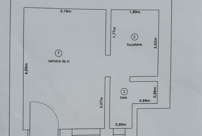 Garsonieră în Central