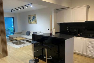 Apartament cu 3 camere decomandat, mobilat în Barbu Văcărescu