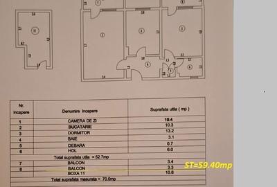 Apartament cu 2 camere în Piața Nouă - 9