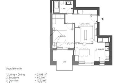 Apartament 2 camere Avalon Pipera I parcare I Mobilat & Utilat I COM0% - 2
