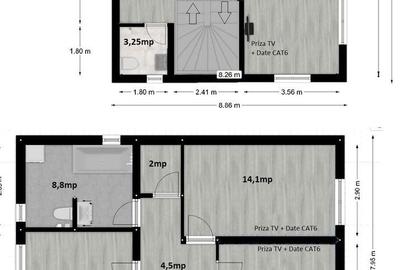 Casă cu 4 camere cu Teren 573 Mp în Central - 4