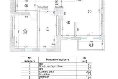 3 CAMERE ET.2/3  PARCARE SUBTERANA BUCURESTII NOI SISESTI METROU STRAULESTI - 6