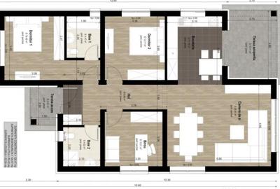 Casă cu 4 camere cu Teren 500 Mp în Central - 5