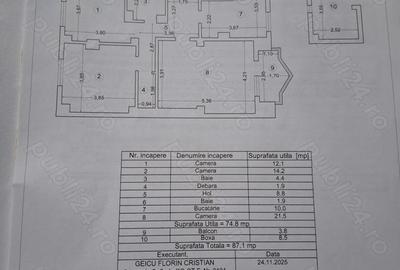 Apartament cu 3 camere decomandat în Agigea - 6