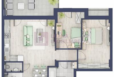 Apartament cu 3 camere decomandat în Turnișor - 4