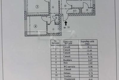 Apartament cu 4 camere decomandat, mobilat în Rahova