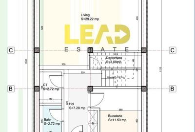 Duplex cu 4 camere cu Canalizare în Odăile - 5