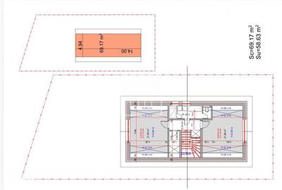 Casă cu 4 camere decomandat cu Teren 330 Mp în Central