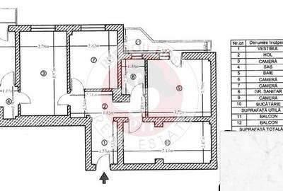 Dna Ghica | Apartament 4 camere | Semidecomandat | 85mp | B11545 - 10