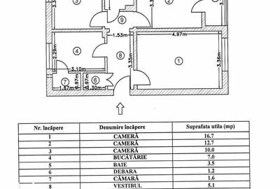 Apartament cu 3 camere în Obor - 2