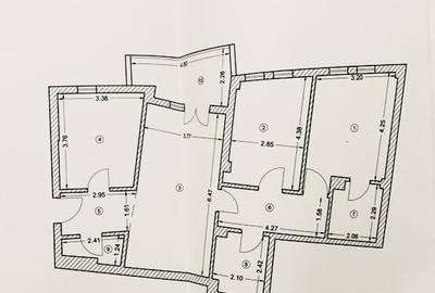 Apartament cu 3 camere semidecomandat, mobilat în P-ta Presei Libere - 14