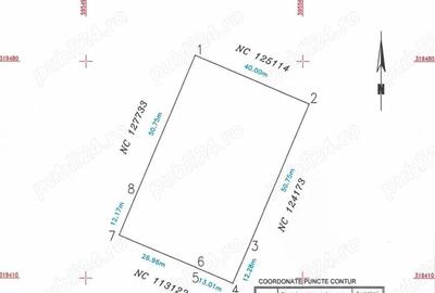 Teren de 2500 mp, în Central