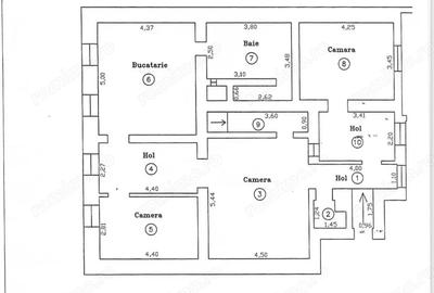 Casă cu 3 camere în Bălcescu - 2