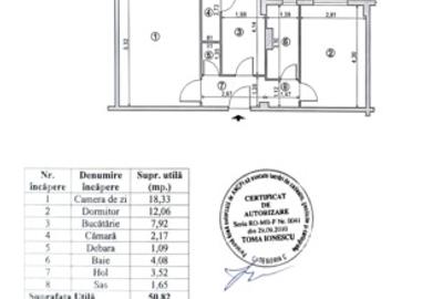 Apartament cu 2 camere decomandat în Tineretului - 8