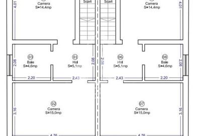 Duplex complet decomandat, cu 4 camere si 2 bai, langa Bucovat Duplex complet decomandat, cu 4 camere si 2 bai, langa Bucovat - 11