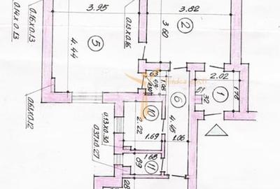 Apartament cu 3 camere semidecomandat în Universitate - 14