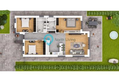 Casă individuală cu 4 camere cu Canalizare în Tunari - 13