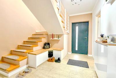 Duplex cu 4 camere, 2 bai, 3 locuri parcare, teren 397 mp, Sanpetru - 9