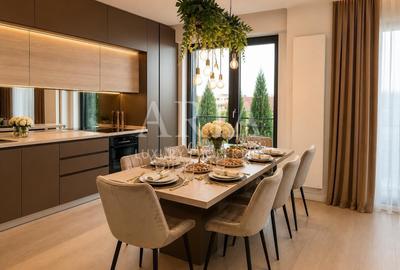 Apartament cu 4 camere decomandat, mobilat în Pipera