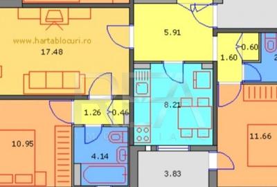 Apartament 3 camere, et 1/8-Veteranilor, Str Dreptatii - 1