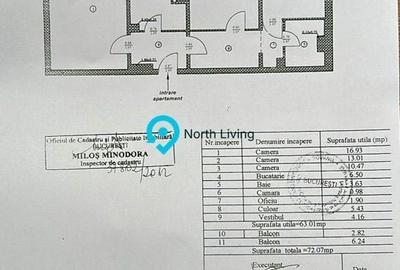 Apartament cu 3 camere decomandat în Gorjului - 25